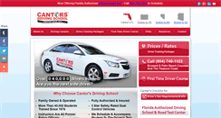 Desktop Screenshot of cantorsdrivingschoolfl.com